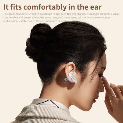 ZIPFORCE True Wireless Earbuds, in-Ear Bluetooth 5.3 Headphones 4-Mics ENC Clear Call, Bluetooth Earbuds Touch Control 40 Playtime, IPX6 Waterproof TWS, Light-Weight Earphones